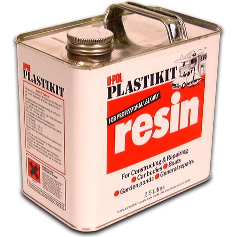 UPOL - Résine polyester 2.5 litres - RE/2.5 - Ce produit de marque UPOL est neuf.