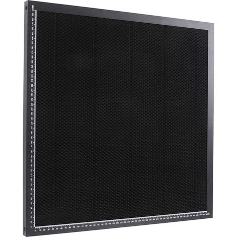 500x500mm Laserschneidtisch aus legiertem Stahl, schnelle Wärmeableitung durch Wabenstruktur für Lasergravierer. (1/5)