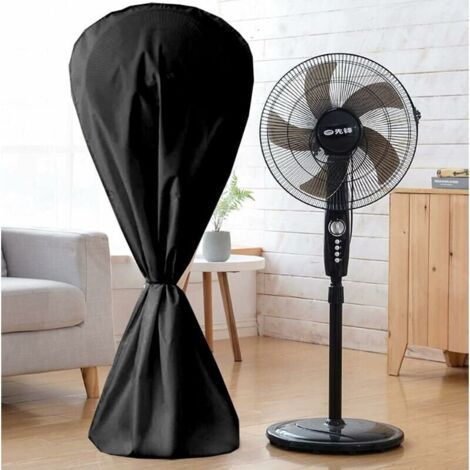 Funda impermeable y antipolvo para ventiladores eléctricos. Para uso interior y exterior - Negra (1/5)