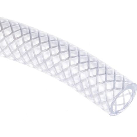 Rs Pro – Tube flexible renforcé 10mm – Longueur 25m – Pour air comprimé, aliments et eau – Matériaux PET et PVC – Température min -15°C - 10mmx14mm