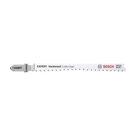 Bosch Accessories 2608900548 LAME de scie sauteuse EXPERT « hardwood 2-side clean » T 308 BFP, 5 pièces 5 pc(s)