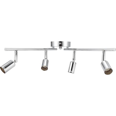 Plafonnier LED encastré GU10 à 4 têtes, 86-265 V, 12 W, pour salon (1/5)