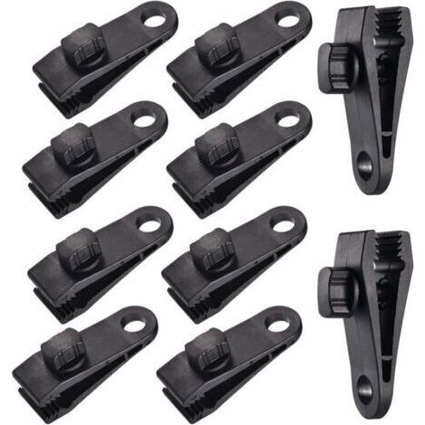 FENOPLASTICA10 Sets Clip de Bâche Tente Pince Auvents Clip (1/4)