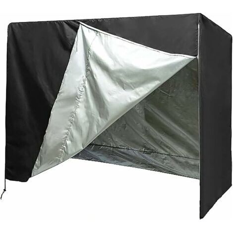 Housse de protection pour balancelle de jardin 2/3 places – Imperméable en tissu Oxford 210D – Anti-UV, anti-poussière, indéchirable – Sac de rangement inclus (1/5)