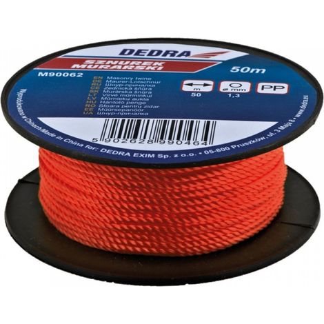 Attrezzo per muratore Dedra m90062 corda muratura 50m resistente