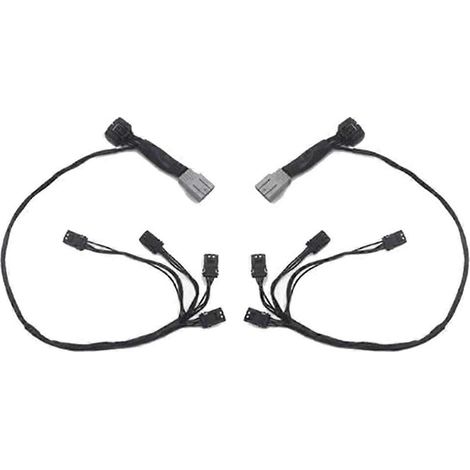 Le faisceau de câblage de type 48000 est compatible avec la Gold Wing GL1800 F6B et prend en charge 4 jeux de feux auxiliaires LED pour moto. (1/5)