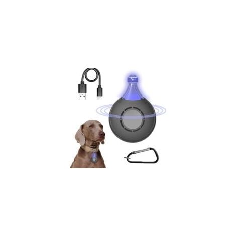 Répulsif à ultrasons contre les puces et les tiques, répulsif électronique contre les tiques, rechargeable par USB, répulsif à ultrasons pour chiens, portable, sans danger pour les animaux, noir (1/5)