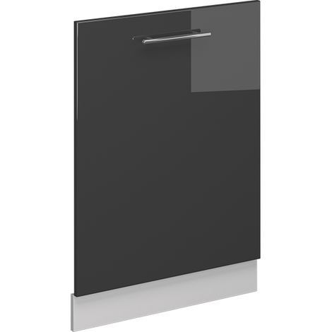Geschirrspülblende Fame-Line, Anthrazit Hochglanz, 60 cm ohne Arbeitsplatte, Vicco