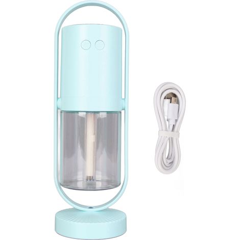 Tragbarer, leiser 200-ml-Luftbefeuchter mit LED-Licht und Feinnebel für Babys und Autoreisen, Himmelblau (1/5)