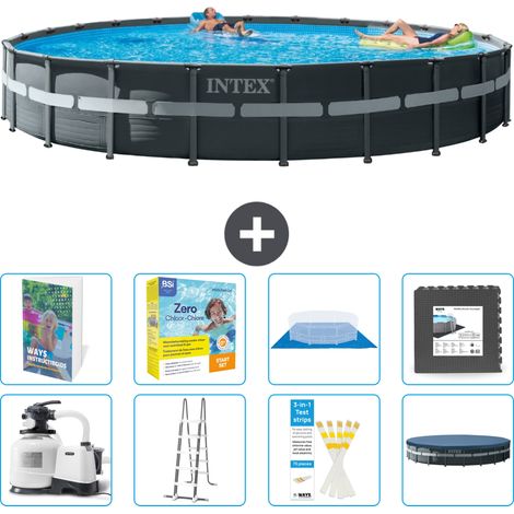 Intex Piscina Ultra XTR Rotonda - 732x132 cm - 9-pezzi S607