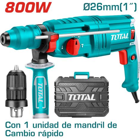 MARTELLO TASSELLATORE SDS-PLUS SCALPELLATORE TRAPANO 800W TOTAL (1/10)