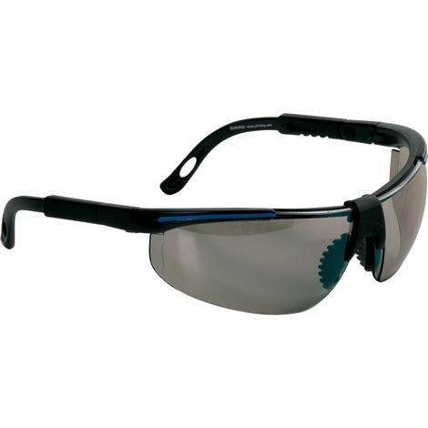 Lunettes de sécurité EAGLE avec verres miroirs et monture enveloppante ajustable (1/5)