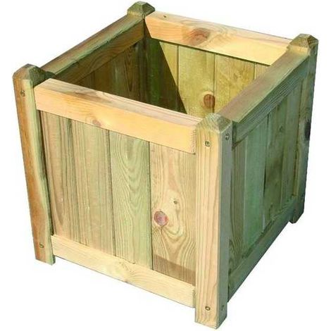 Jardineras de Madera Ciprés Cuadrada