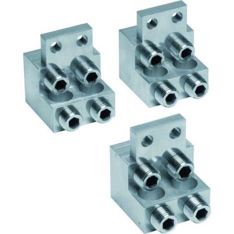 Cages de raccordement h1000 Al/Cu 3P 4x 95-240mm² - HAGER HYE007H