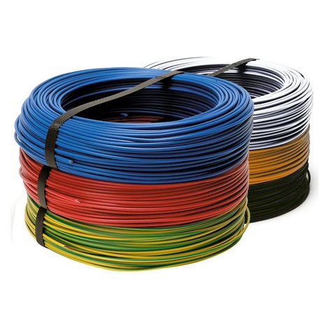 Fil HO7VR 6 mm² - Rouge - ( Prix au mètre )