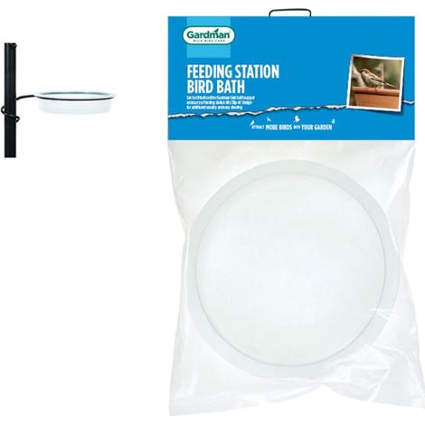 Gardman Replacement Bird Bath for a Bird Garden Feeding Station Water Dish 17cm