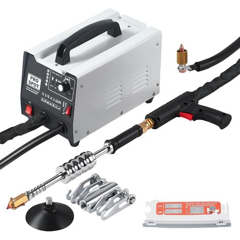 Saldatrice per rivetti, potenza 1,8 kW, 7 modalità di saldatura, 14,5 x 8,5 x 5,5 pollici, struttura in acciaio, funzione di spegnimento automatico (1/5)