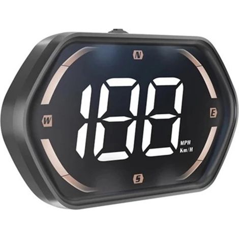 Affichage de Vitesse GPS HUD Voiture Affichage tête Haute numérique Automatique Compteur Accessoires projecteur électronique Boussole jauge (1/5)