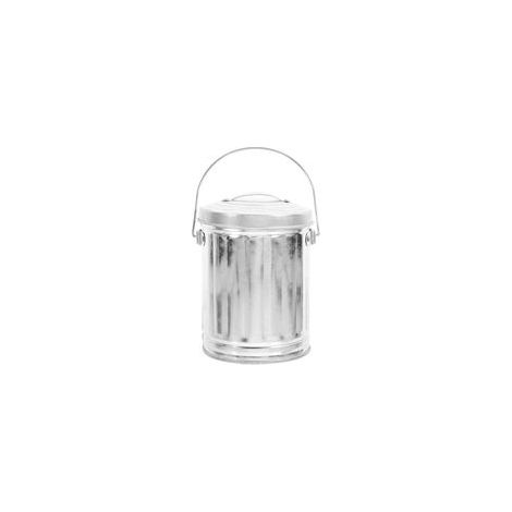 Petite Poubelle De Bureau En Fer-blanc Avec Couvercle Et Poignée, Mini Poubelle Métal Compacte, Réutilisable Et Lavable, Pour Bureau, Chambre Cuisine, Corbeille à Déchets Pratique
