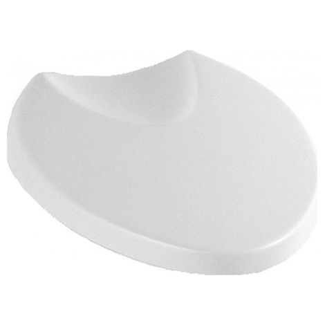 Villeroy & Boch WC siège de spécification Oblic blanc, charnières chromées,