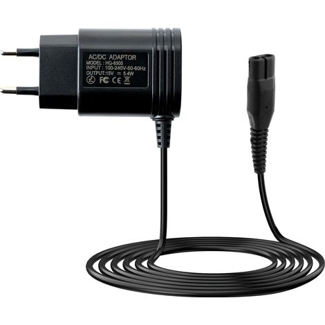 Adaptateur chargeur 15 V compatible avec les rasoirs 3000, 5000, 7000, 9000 Series, QP6510, QP6520, MG7745, MG7730, MG7720, RQ, HQ, AT, PT, QC, QG, BT, bloc d'alimentation USB 5,4 W (1/5)