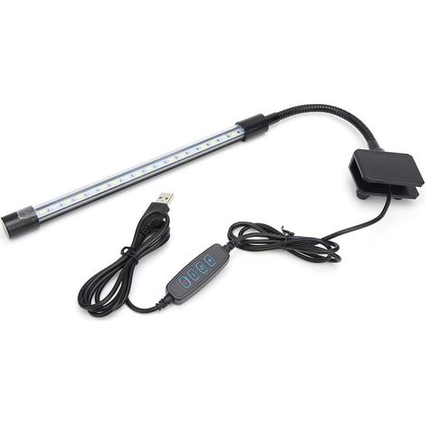 Carnaval Commerçant Fish Underwater Light, 7W LED Fish Tank Bar Light Aquarium Water Plants Dimmable Grow Lamp (1/4)