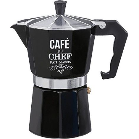 Macchina da caffè secret-de-gourmet moka pot 6 tazze alluminio (1/3)