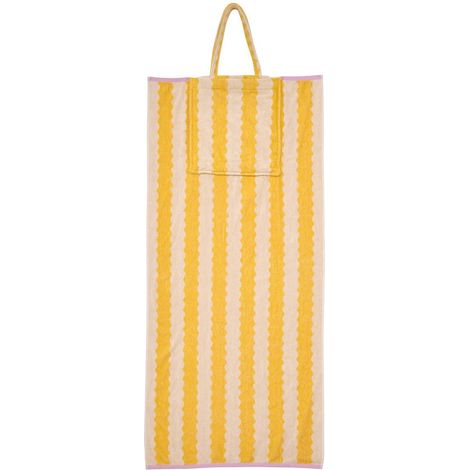 Toalla de piscina con bolsa 70x150cm amarillo - Atmosphera créateur d'intérieur