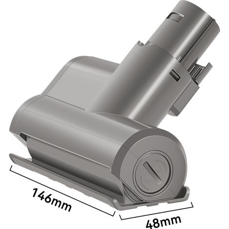 Zubehör kompatibel mit Dyson Staubsaugern v6/DC58/59/62/74: Matratzenbürste, Bettbürstenaufsatz, Milbenbürste (1/4)