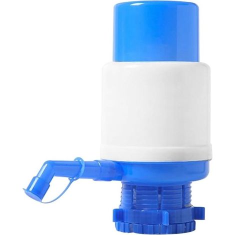 Distributeur d'eau portable à pompe manuelle en plastique pour bouteilles d'eau
