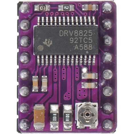 Schrittmotor-Steuermodul mit Kühlkörper, kompatibel mit Ramps 1.4 A4988 und StepStick 3D-Druckern. – 2,10 x 1,50 x 1,10 cm (1/3)