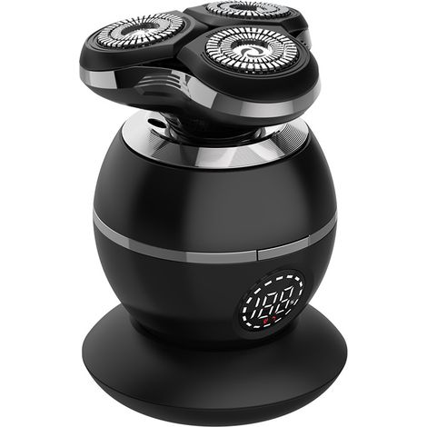 Têtes de rasoir intelligentes - Pour le rasage et la coupe de cheveux des hommes (7 têtes) - Étanche, chargement sans fil, écran LED, portable, idéal pour les voyages (1/3)