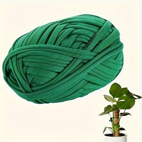 Corde de jardin verte de 131ft, corde de soutien pour plantes douce et élastique adaptée aux plantes grimpantes, au maïs, aux tomates et aux fruits (1/4)