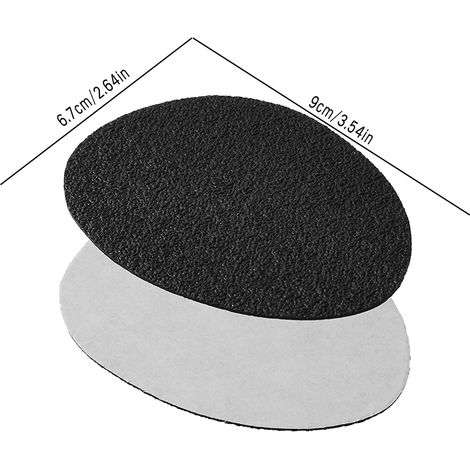 Lot de 10 patins antidérapants en caoutchouc auto-adhésifs pour chaussures à talons hauts, protection de semelle autocollante (1/5)