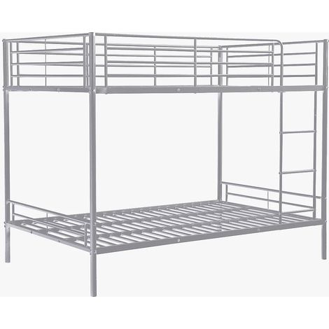 Lits superposés - 2 x 120 x 190 cm - Argent - DUOTIS