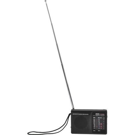 Mini-radio portable FM/AM/TV son récepteur de poche, modèle R-202T, multi-bandes, sans piles (livré sans batterie). (1/5)