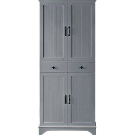 CAIziL'armoire haute est équipée d'étagères et de tiroirs réglables. (1/5)