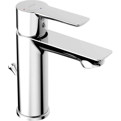Jika Ponta Style - Waschtischarmatur, mit Ablaufgarnitur, Cold Start, Chrom H3112H10041111 (1/2)