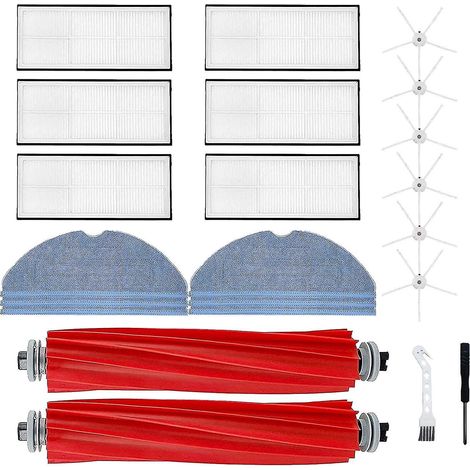 22 Stück HEPA-Filter für Xiaomi Roborock S7 T7s T7s Plus Haupt- und Seitenbürste (1/4)