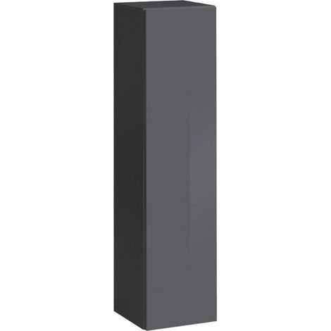 Vitrine verticale - Switch SW 2 - L 30 cm x P 30 cm x H 120 cm - Graphite - Livraison gratuite