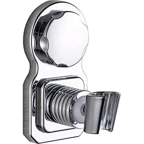 Adjustable shower head holder, no-drill installation, with suction cup (1/5)