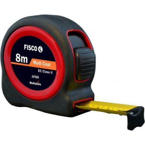 fisco-ap8m-flexómetro clase ii a1 plus (8x25) en bandeja con 12 uds. (caja 12)