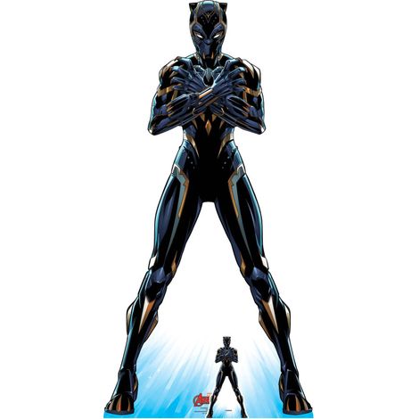 Figurine en carton Shuri - Black Panther - Princesse du Wakanda - Haut 166 cm (1/5)