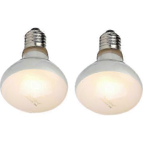 Lot de 2 ampoules chauffantes UVB/UVA pour reptiles, amphibiens et oiseaux, produisant une chaleur vive similaire à celle du soleil (100 W) (1/5)