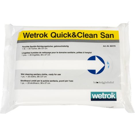 Wetrok Quick & Clean San Oberflächentücher Einwegtücher Sanitärreinigung 82470