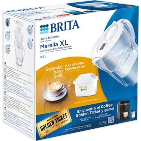 Brita Marella XL carafe filtrante blanche 3,5 litres (1/2)