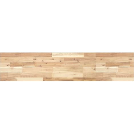 Étagère murale,Étagère flottante 120x30x2 cm bois d'acacia massif non traité CFW59298 (1/5)
