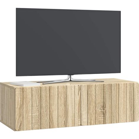 Maison Exclusive - Wandmontierter TV-Schrank Sonoma-Eiche 98 x 41
