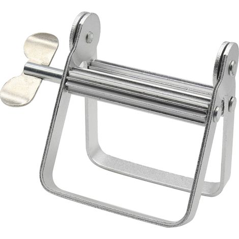 Pince à tube dentifrice métal, distributeur de pâte, essoreur pour peinture, cosmétiques, crème, teinture, artiste, coiffeur, peintre (1/5)