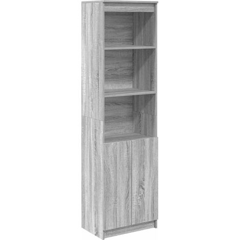 Maison Exclusive - Aparador de madera de ingeniería Sonoma gris 5